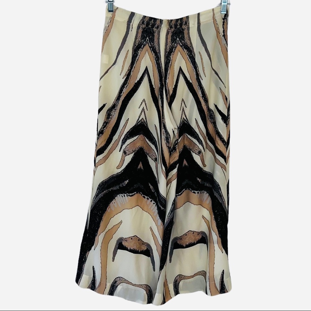 La Mona La Rue 100% Silk Palazzo Pants